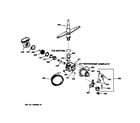 GE GSD3610Z02AA motor-pump mechanism diagram
