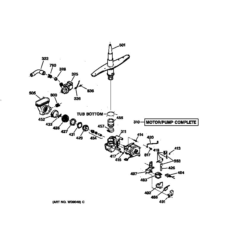 Motor-pump mechanism