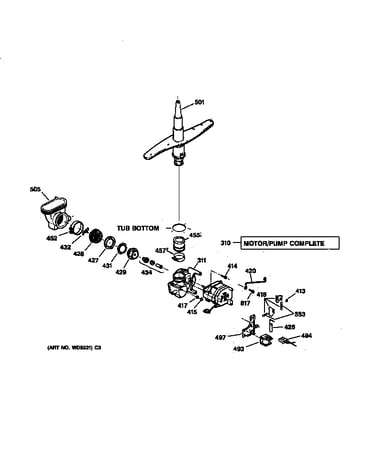 Motor-pump mechanism