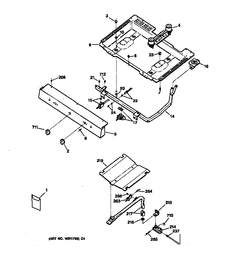 Gas & burner parts