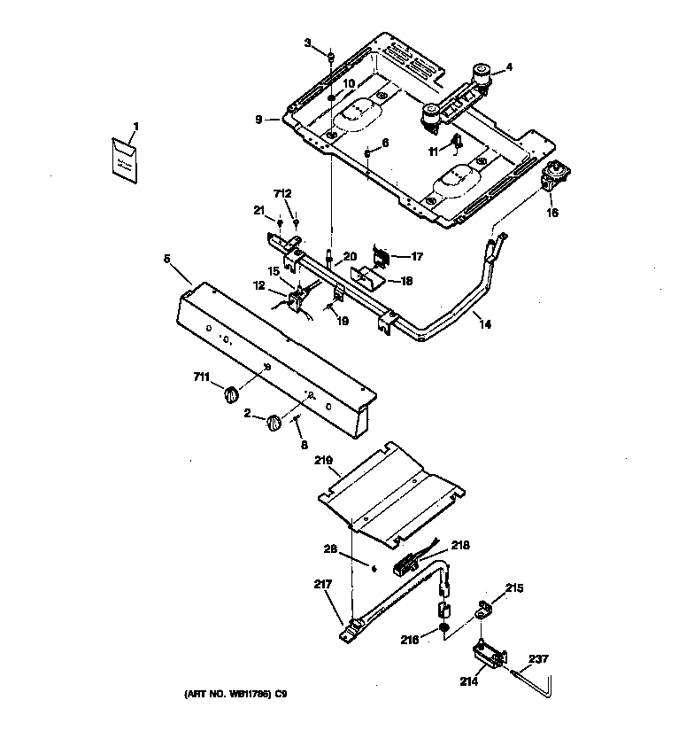Gas & burner parts