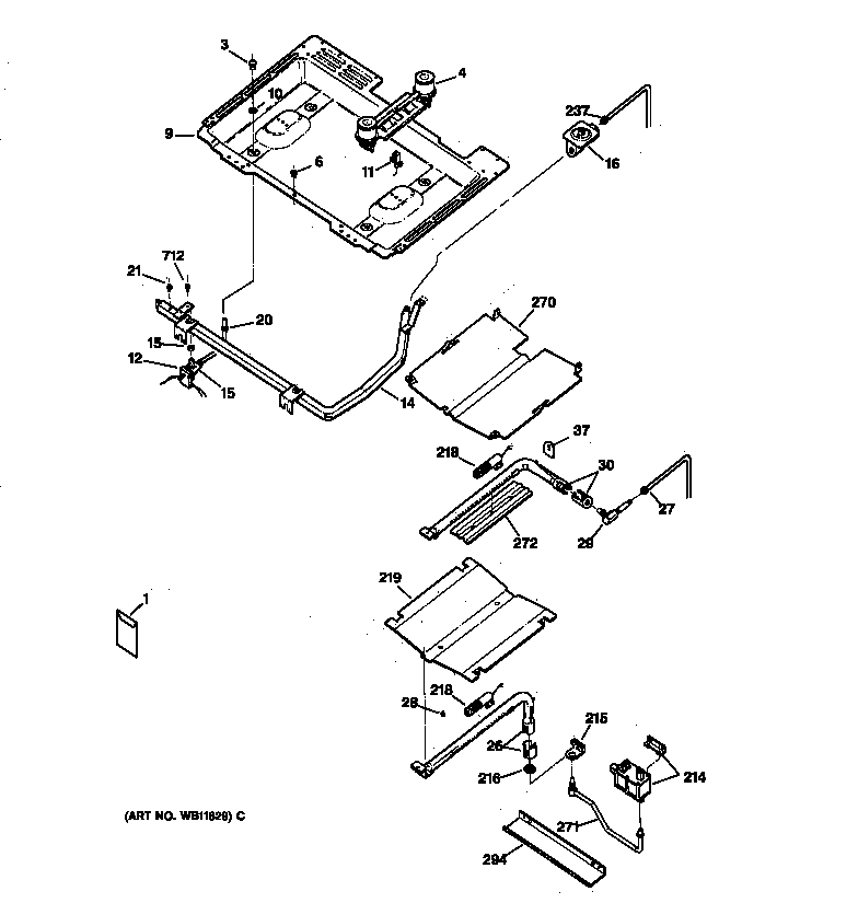 Gas & burner parts