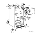 GE TBX22QABLRAA cabinet parts diagram