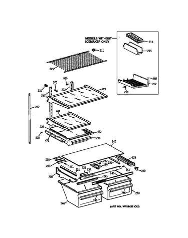 Shelf parts