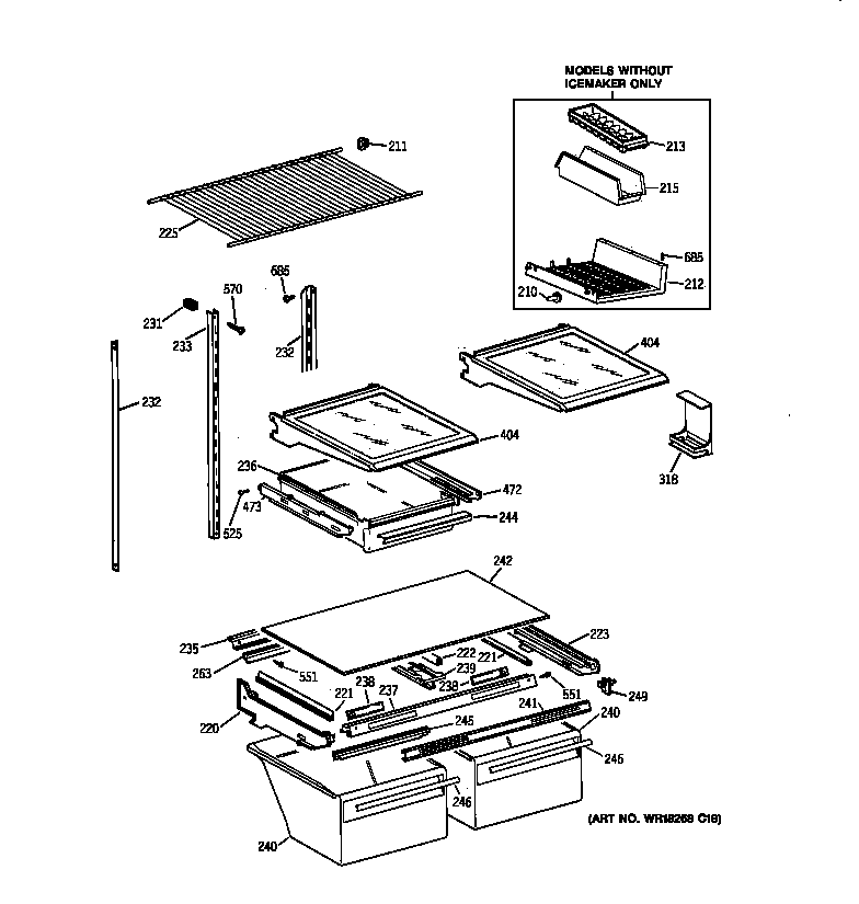 Shelf parts