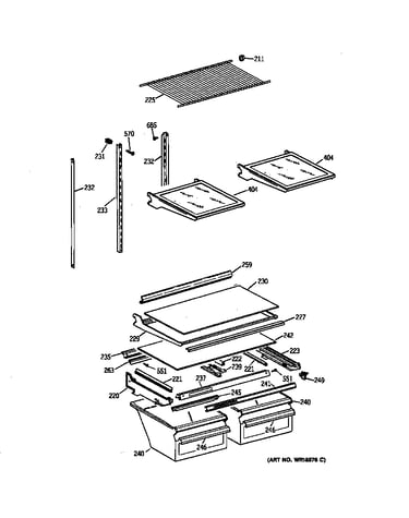 Shelf parts