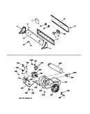Backsplash, blower & drive assembly