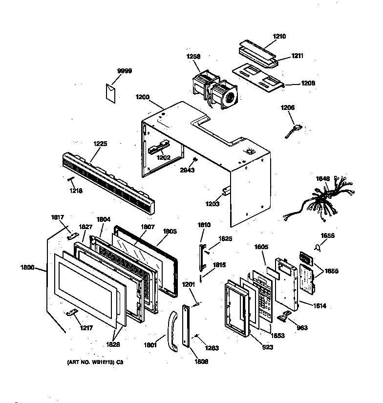 Case, door & controls