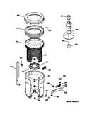 Tub, basket & agitator