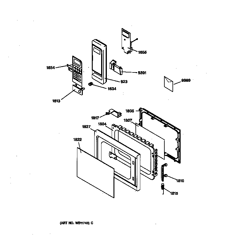 Control panel & door parts