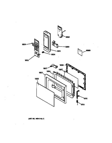 Control panel & door parts
