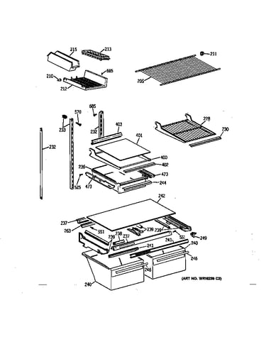 Shelf parts