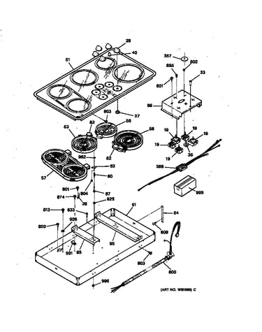 Electric cooktop