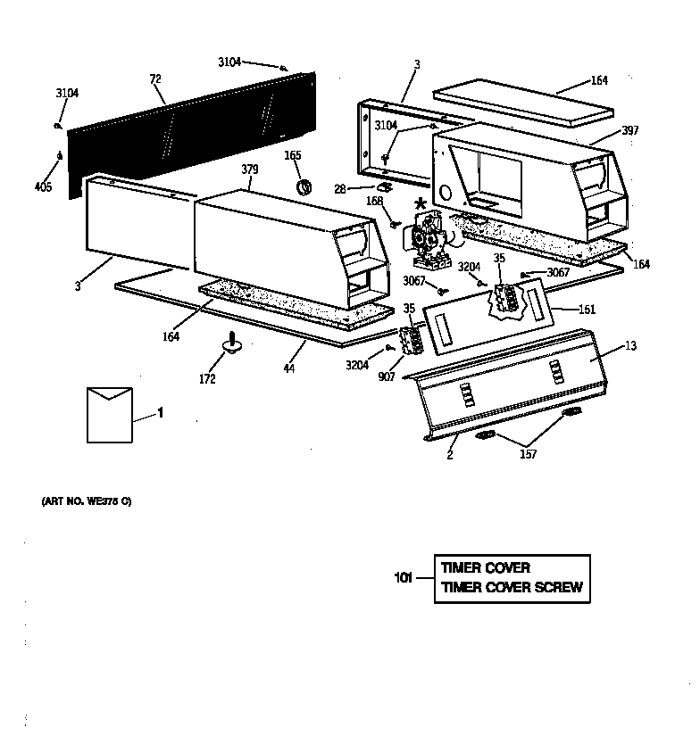 BACKSPLASH ASSEMBLY