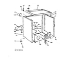 GE DDC4400SHM upper cabinet diagram