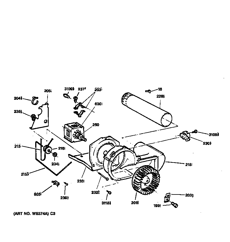 Blower & drive assembly