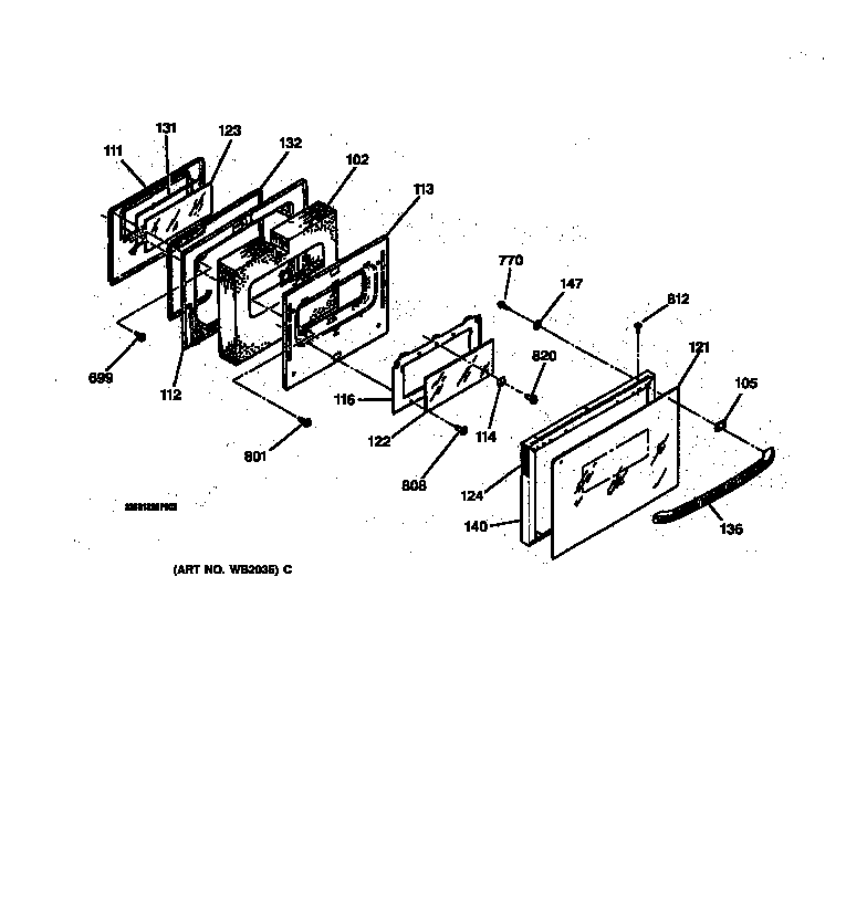 Oven door