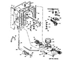 GE ZBD4300S00WH tub assembly diagram