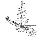 GE GSD730T-55WW motor-pump mechanism diagram