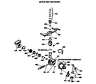 GE GSD1205T62BA motor-pump mechanism diagram