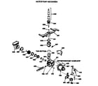 GE GSD1425T62BA motor-pump mechanism diagram