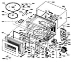 GE JES1533PN02 cabinet/chassis diagram