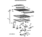 GE TBH18DATERWH compartment separator parts diagram