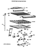 Compartment separator parts
