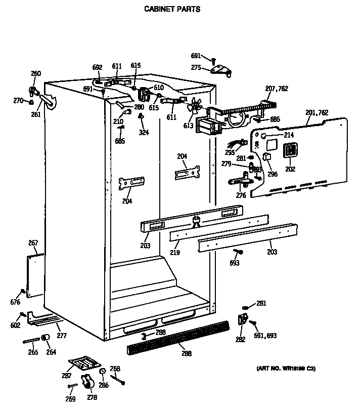 CABINET PARTS