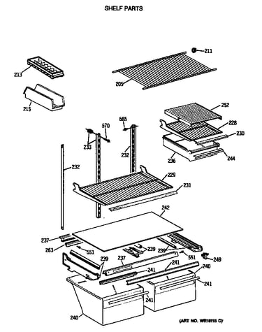 Shelf parts