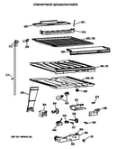 Compartment separator parts
