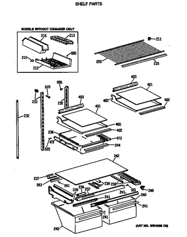 Shelf parts