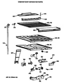 Compartment separator parts