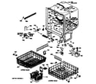 GE GSD1421V62BW cabinet/racks diagram