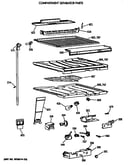 Compartment separator parts