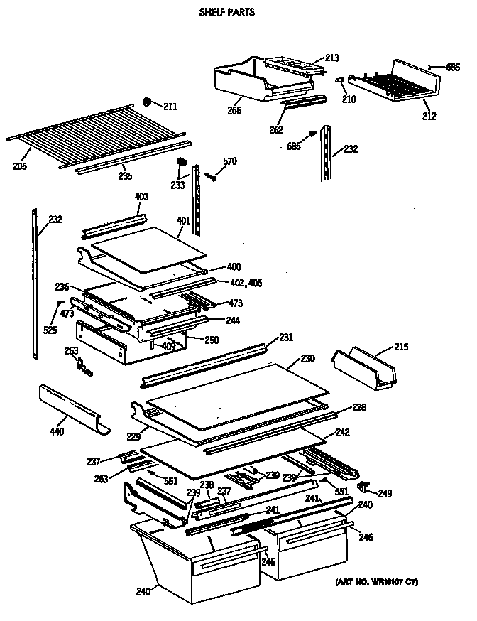 SHELF PARTS