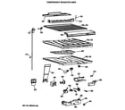 GE TBE19PASRRAA compartment separator parts diagram
