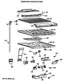 Compartment separator parts