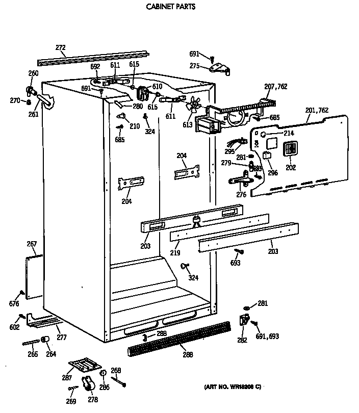 Cabinet parts