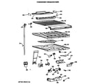 GE TBE18DATMRWH compartment separator parts diagram