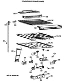 Compartment separator parts
