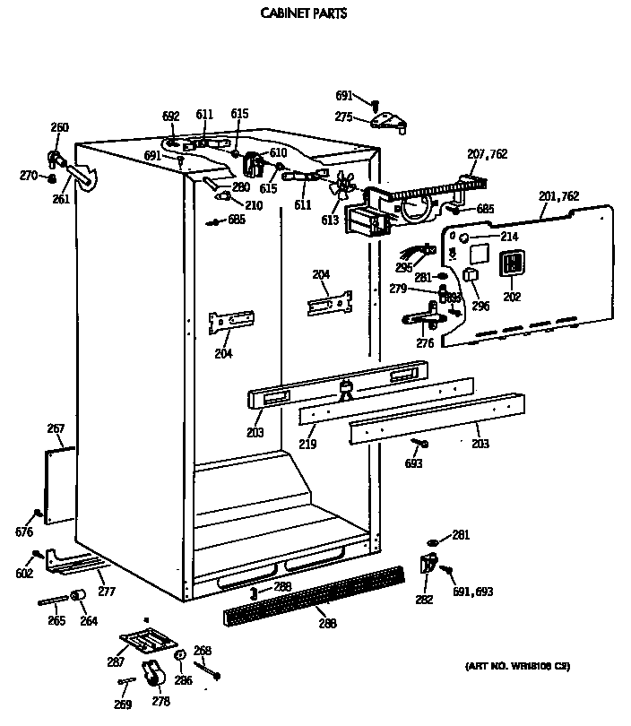 CABINET PARTS