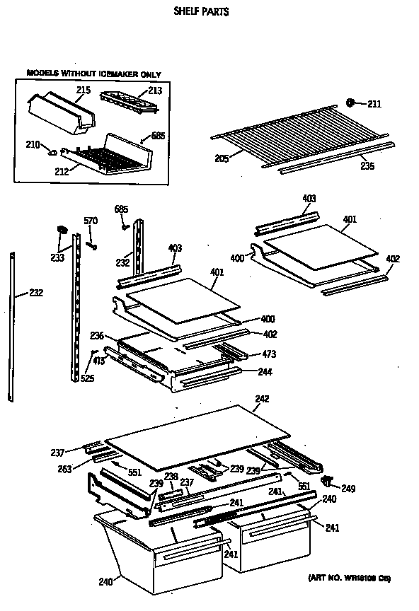 SHELF PARTS