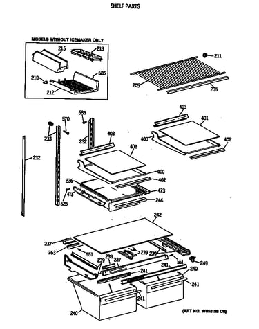 Shelf parts