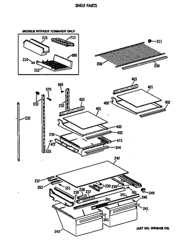 Shelf parts