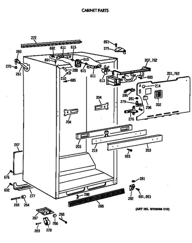 Cabinet parts