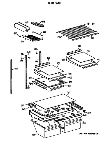 Shelf parts