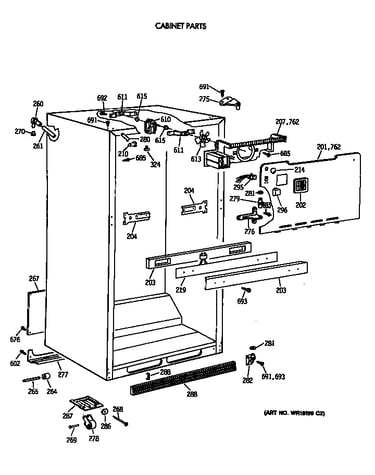 Cabinet parts