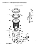 Tub, basket & agitator