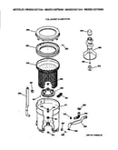 Tub, basket & agitator